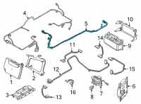 OEM BMW X3 COMMUNICATIONS WIRING HARNES Diagram - 61-27-9-453-978