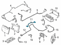 OEM 2019 BMW 740e xDrive Battery Positive Cable Diagram - 61-27-8-621-018