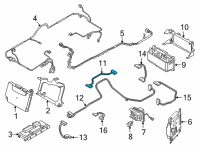 OEM 2020 BMW 530i Battery Positive Cable Diagram - 61-27-8-621-018