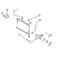 OEM Kia Rio Hose-Radiator Reserve Diagram - 254431G100