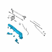 OEM Nissan Frontier Tank Assy-Windshield Washer Diagram - 28910-EA800