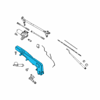 OEM 2018 Nissan Frontier Tank Assy-Windshield Washer Diagram - 28910-ZL40B