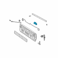 OEM 2002 Toyota Tundra Handle Diagram - 69090-0C030-D0