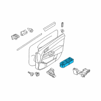 OEM Saturn Astra Switch, Side Window & Multifunction Diagram - 13228877