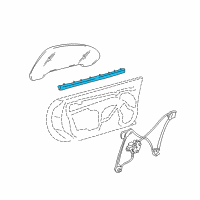 OEM Chevrolet Corvette Belt Weatherstrip Diagram - 10313427