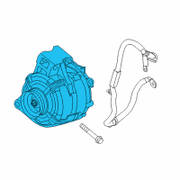 OEM 2012 GMC Terrain Alternator Diagram - 23285091