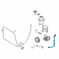 OEM 2001 BMW Z3 Pressure Hose Assembly Diagram - 32-41-2-229-797