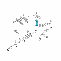 OEM 2010 Ford Escape Upper Pipe Diagram - 9L8Z-9N497-A