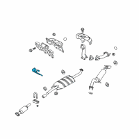 OEM 2012 Ford Escape Hanger Diagram - 9L8Z-5A204-A