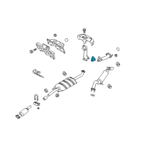 OEM Ford Escape Converter Gasket Diagram - 5L8Z-9450-AA