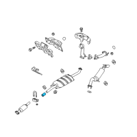 OEM Muffler Connector Diagram - AL8Z-5K256-A