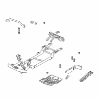 OEM 2002 Chevrolet Tracker Bracket, Rear Shock Absorber, RH (On Esn) Diagram - 91175109