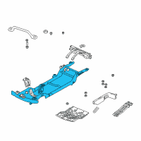 OEM 2002 Chevrolet Tracker Bracket, Body Rear Mount Diagram - 91174829