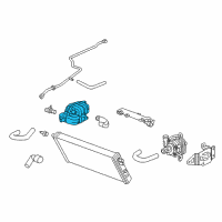 OEM 2017 Chevrolet Corvette Reservoir Diagram - 23249303