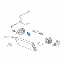 OEM 2016 Chevrolet Corvette Intercooler Hose Diagram - 23177295