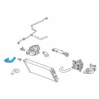 OEM 2015 Chevrolet Corvette Intercooler Hose Diagram - 23177294