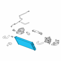 OEM 2018 Chevrolet Corvette Intercooler Diagram - 84507131