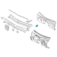 OEM Ford Mustang Insulator Diagram - 7R3Z-63023A60-A