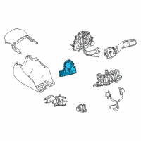 OEM 2019 Lexus LS500 SENSOR, STEERIG W/LO Diagram - 8924B-50070