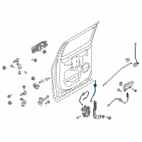 OEM 2021 Ford F-250 Super Duty Lock Rod Diagram - FL3Z-1626461-AC