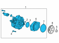 OEM 2021 GMC Sierra 2500 HD Injection Pump Diagram - 12701094