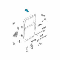 OEM Kia Roller Assembly-Up, RH Diagram - 0K55272210D