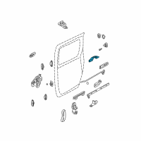 OEM 2002 Kia Sedona Roller Assembly-Center, LH Diagram - 0K55273230G