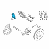 OEM Ram Adapter-Disc Brake CALIPER Diagram - 5143351AB