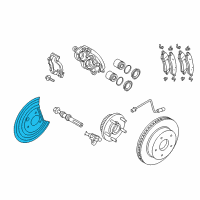 OEM 2005 Dodge Ram 3500 Shield-Splash Diagram - 68232019AA