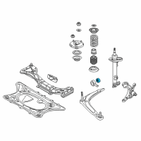 OEM 2008 BMW Z4 Set Rubber Mounting Diagram - 31-10-7-838-575