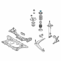 OEM BMW 740iL Support Diagram - 31-33-2-283-038