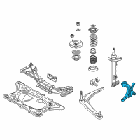 OEM 2007 BMW Z4 Left King Pin Diagram - 31-21-7-836-818