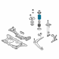 OEM 2008 BMW Z4 Coil Spring, Front Diagram - 31-30-7-838-835