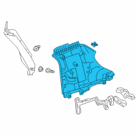 OEM Scion Quarter Trim Panel Diagram - 62411-74010-B0