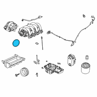 OEM Ford F-150 Intake Manifold Seal Diagram - JL3Z-9E936-A