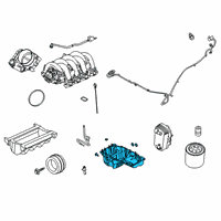 OEM 2022 Ford E-350 Super Duty Oil Pan Diagram - LC3Z-6675-E