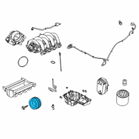 OEM 2022 Ford F-350 Super Duty Vibration Damper Diagram - LC3Z-6312-A