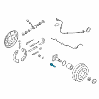 OEM 2012 Nissan Versa Bolt-Hub Diagram - 43222-AX000