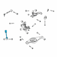 OEM 2015 Ford Special Service Police Sedan Trailing Link Diagram - AA8Z-5500-A