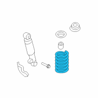 OEM 2009 Hyundai Santa Fe Spring-Rear Diagram - 55330-2B131