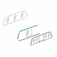 OEM 2021 GMC Canyon Upper Channel Diagram - 23451110