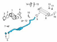 OEM BMW 330e xDrive RP CATALYTIC CONVERTER WITH Diagram - 18-30-9-470-722