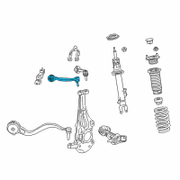 OEM 2021 Lexus LS500 Front Suspension Arm Assembly Diagram - 48610-19045