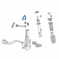 OEM Lexus LS500 Bracket, Front Upper Arm Diagram - 48658-11020