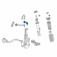 OEM Lexus LS500 Suspension Arm Assembly Diagram - 48610-19055