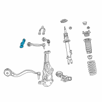 OEM 2019 Lexus LS500 Bracket, Front Upper Arm Diagram - 48657-11010