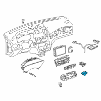 OEM 2017 Infiniti QX30 Switch Assy-Headlamp Diagram - 25542-5DA3B