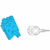 OEM 2009 Lincoln MKX Module Diagram - AT4Z-15604-E