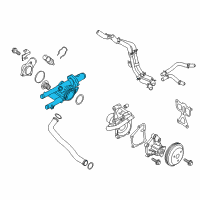 OEM Hyundai Tucson Case-Thermostat Diagram - 25620-2GGA0