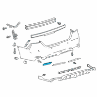 OEM 2018 Toyota Camry Reflector Diagram - 81910-06070